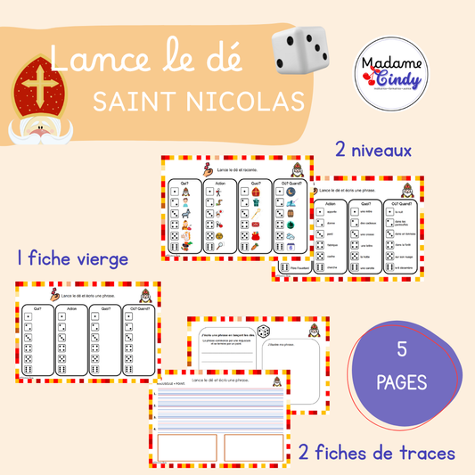 Lance le dé - saint Nicolas