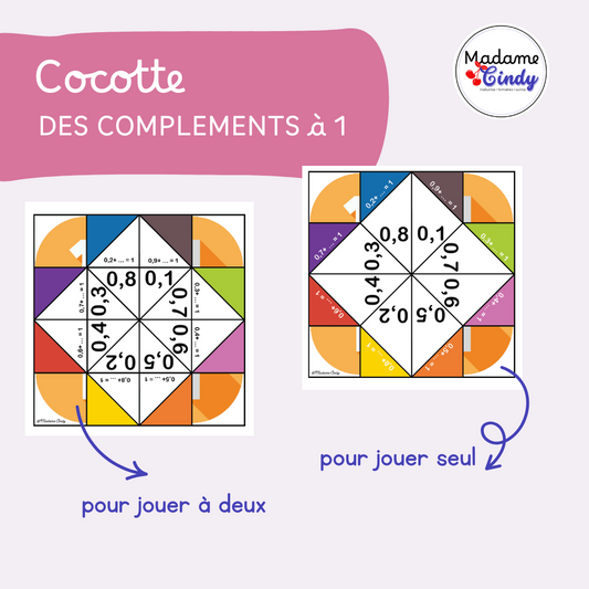 Cocotte des compléments à 1