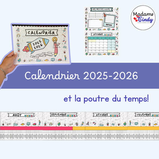 Calendrier 2025-2026