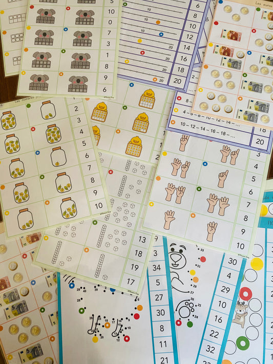 FICHES mathématiques Nombres P1/CP