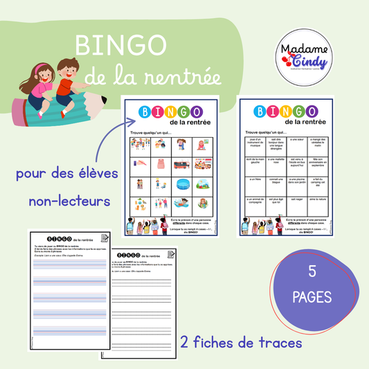 Bingo de la rentrée