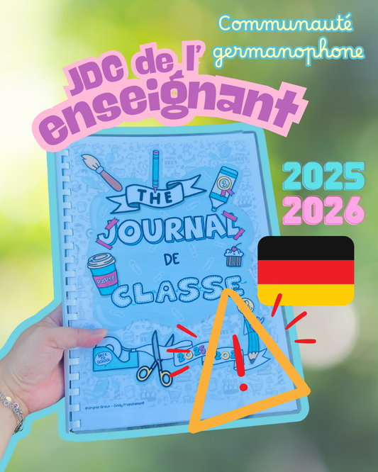 Journal de l'enseignant 2025-2026 - Communauté germanophone