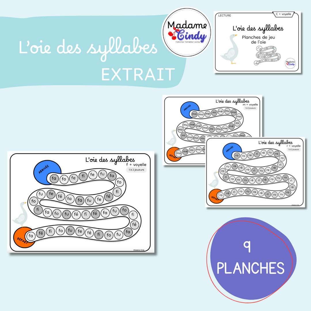 L'oie des syllabes - Extrait