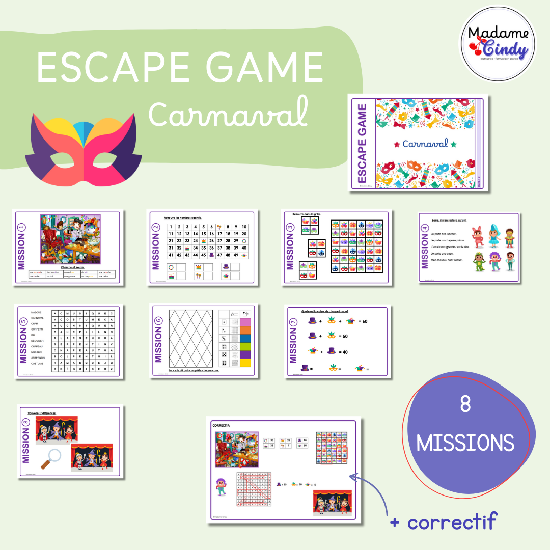 Escape game carnaval