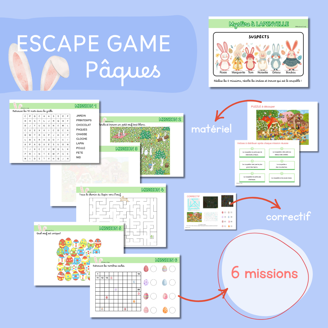 ESCAPE GAME - PĂąques