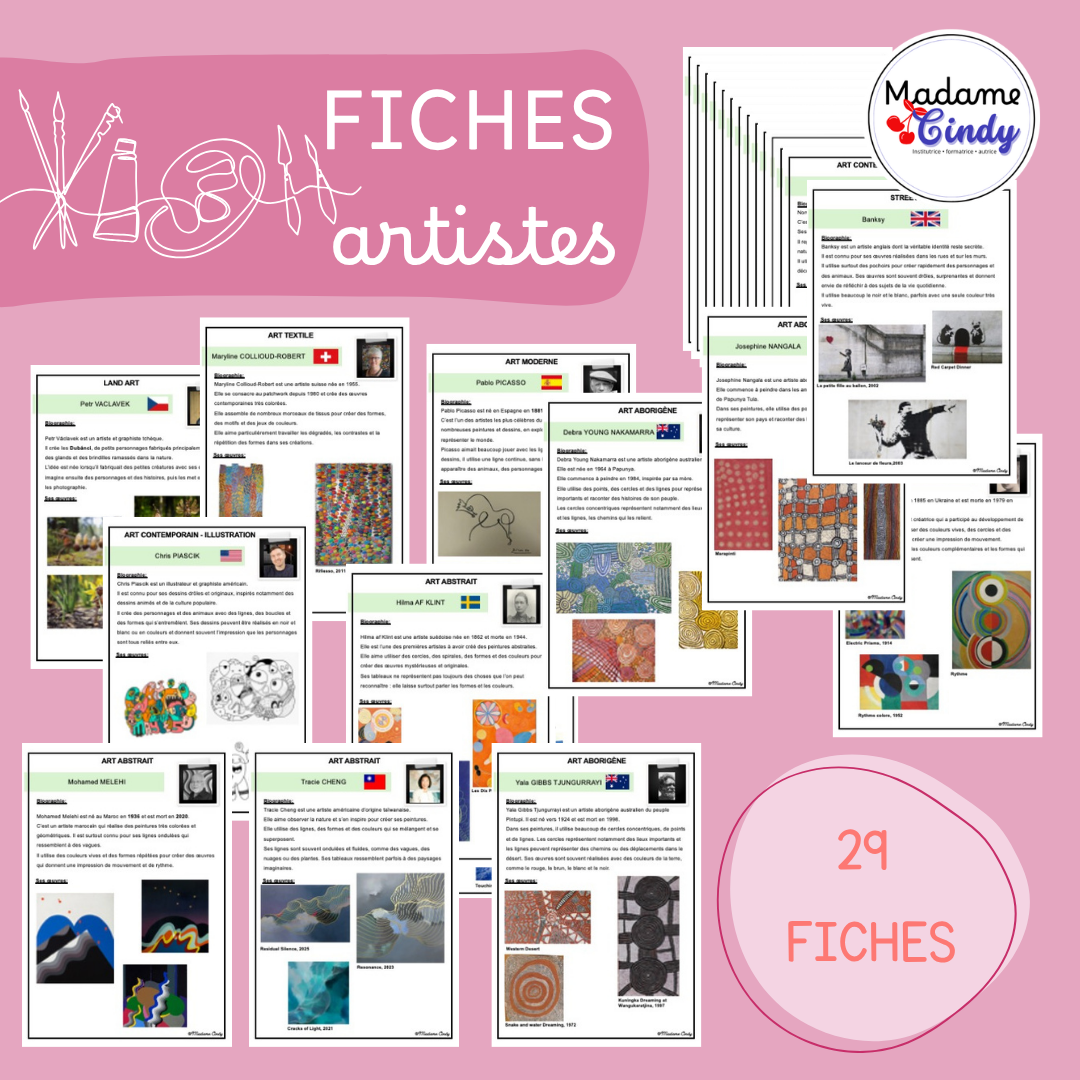 Fiches artistes