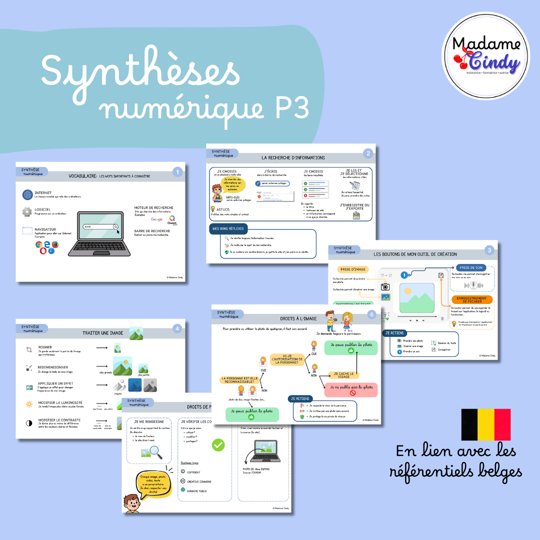 Synthèses volet numérique P3
