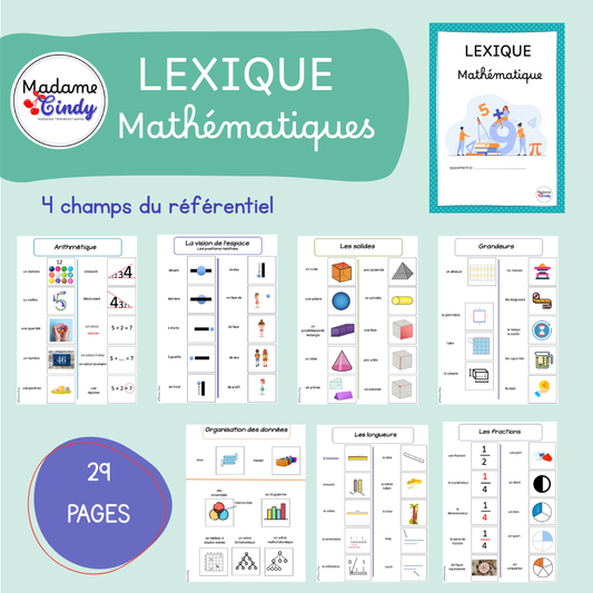 Lexique mathématique