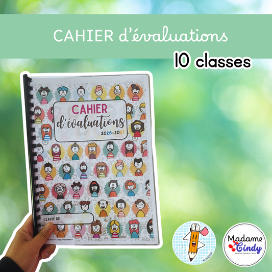 Cahier d'évaluations 2026-2027 - 10 CLASSES