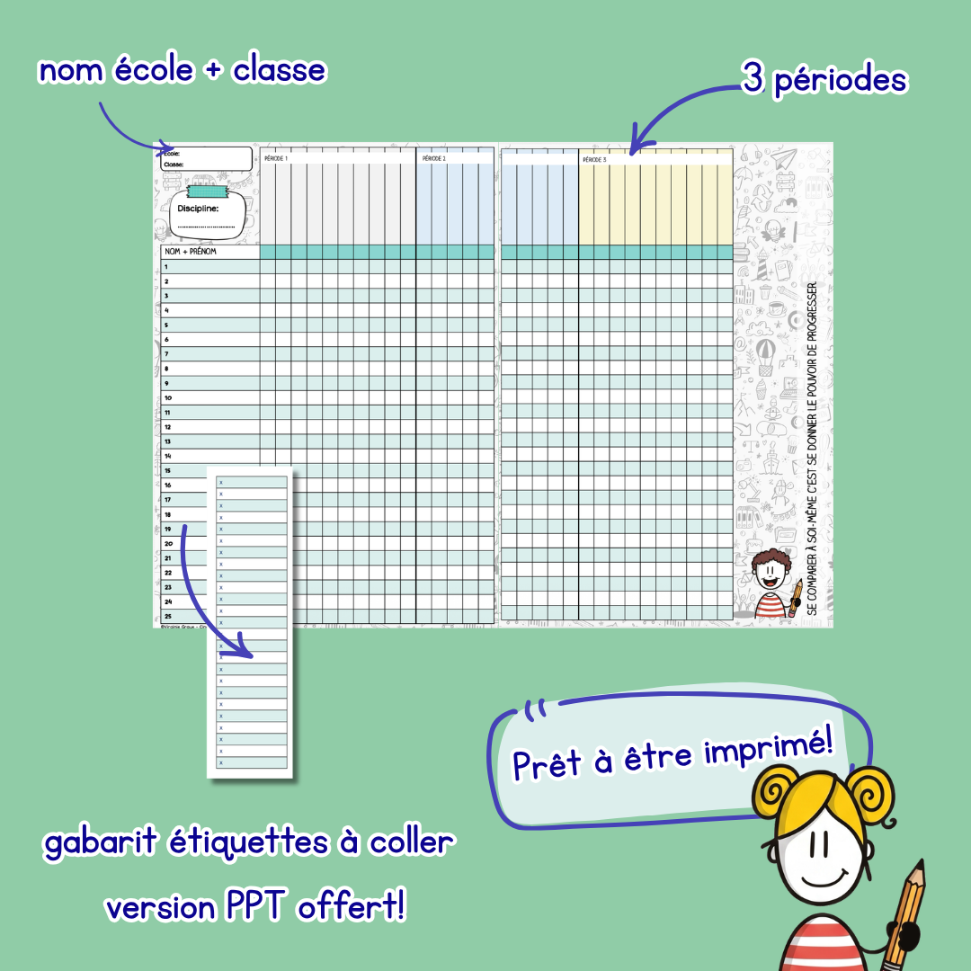 Cahier d'évaluations 2026-2027 - 10 CLASSES