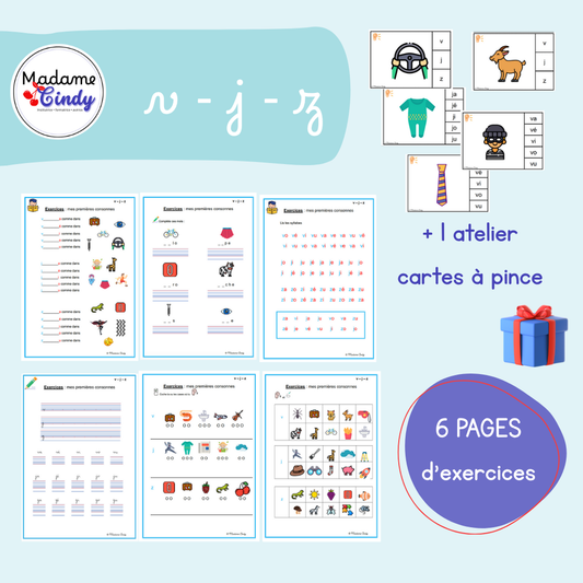 Exercices lecture v - j - z