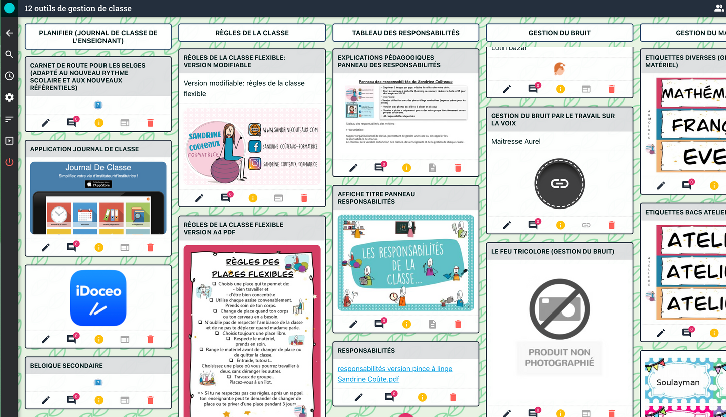 REPLAY - Gestion de classe