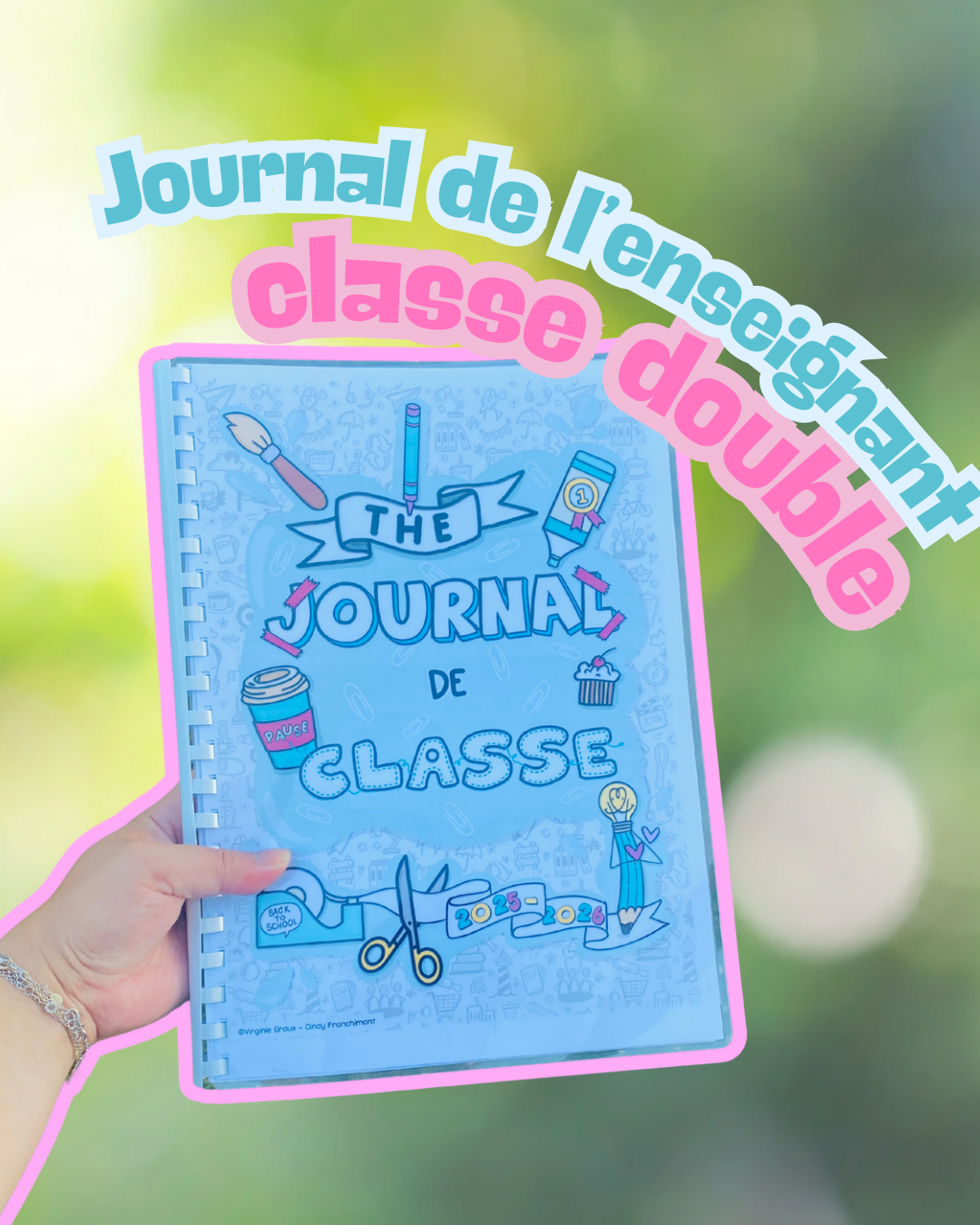 Journal de classe de l'enseignant classe double
