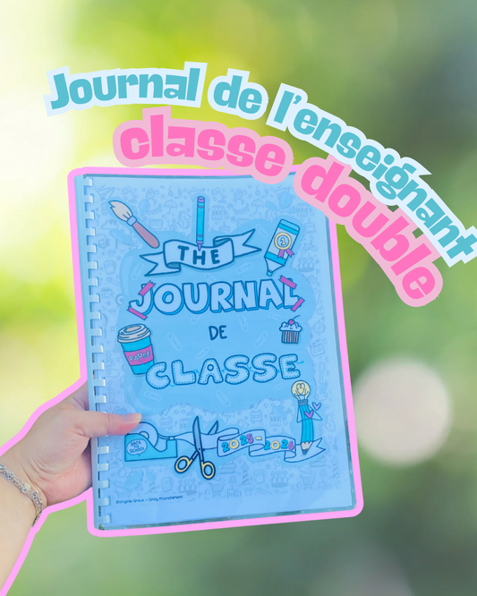 Journal de classe de l'enseignant classe double