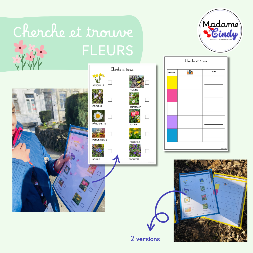 Cherche et trouve - Fleurs
