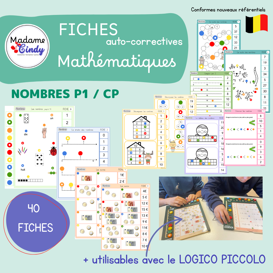 FICHES mathématiques Nombres P1/CP