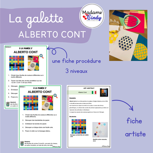 Galette à la manière d'Alberto Cont