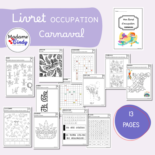 Livret d'occupation - Carnaval