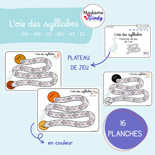 L'oie de syllabes - niveau 2